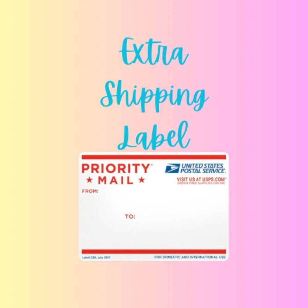 Extra Shipping Label